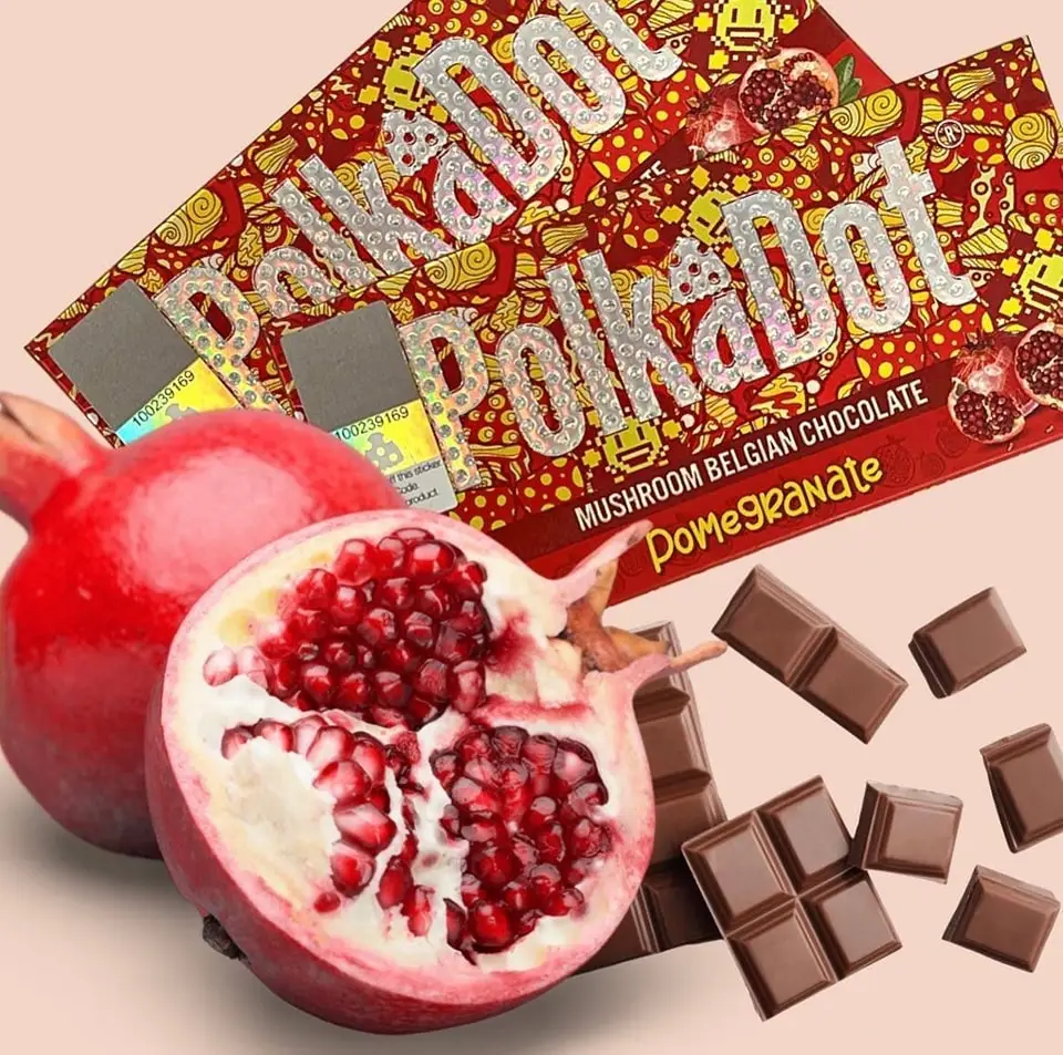 Polkadot Chocolate, pomegranate flavor, from Polkadot Official Store